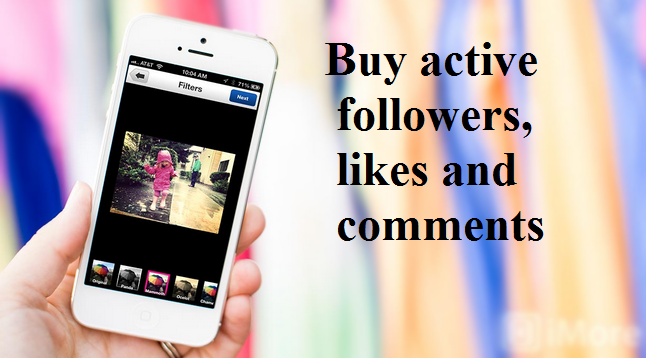 buy active Instagram followers, likes and comments
